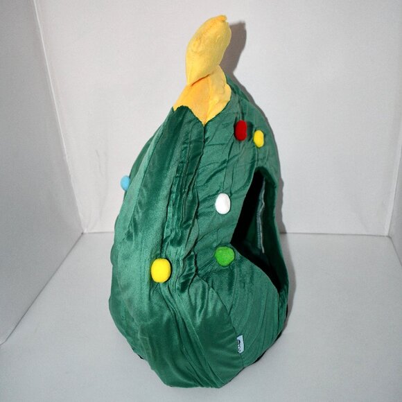 Pet Fang Christmas Cat House with Tree Shape - Cat & Dog Bed, 17.7 x 15.7 in, NW - Picture 4 of 5